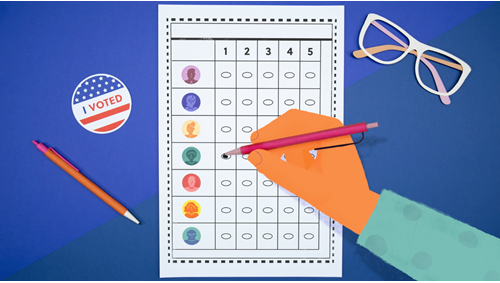 排名選擇選票制的插圖